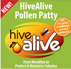 HiveAlive Pollen Patties 15% REAL USA POLLEN – Nature's Image Farm